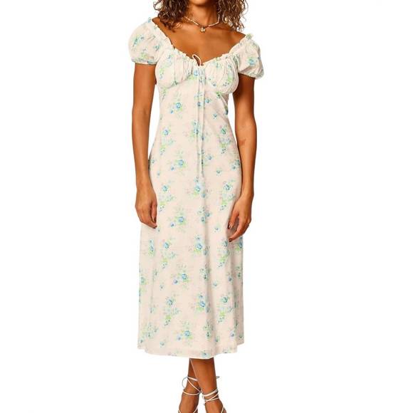 NEW AMY JANE LONDON daphne midi dress in floral - Picture 1 of 7